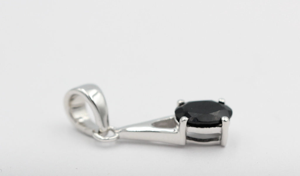 0,72  Carat Onyx Anhänger 925 Silber Onyxanhänger