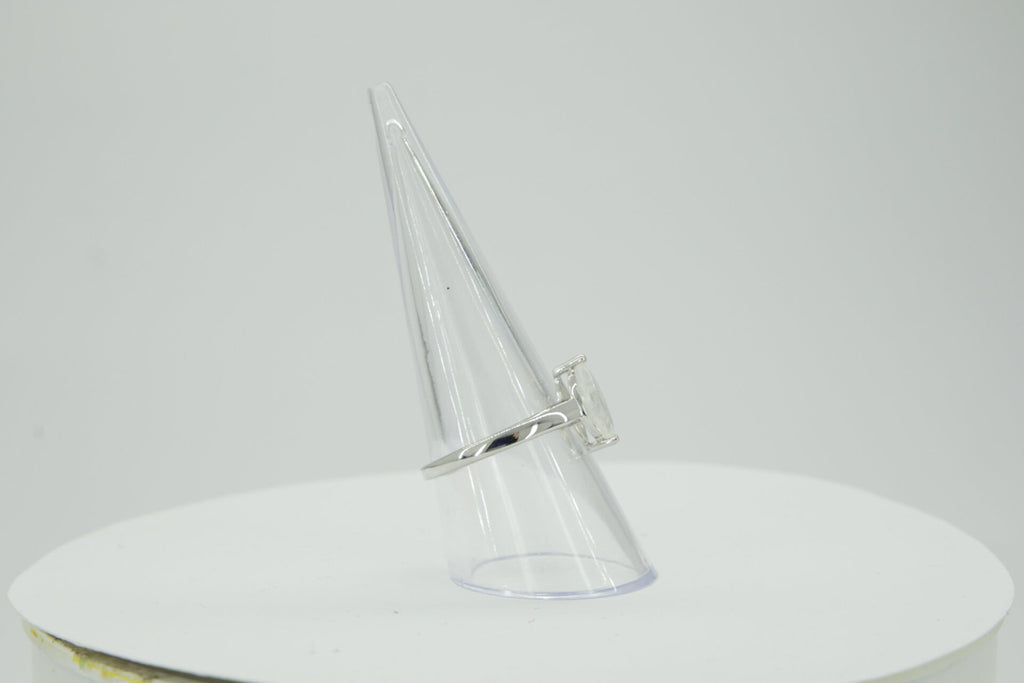 0,83 Carat Mondstein Ring 925 Silber Regenbogen Mondstein Grasse 60 / 9 / 19,1