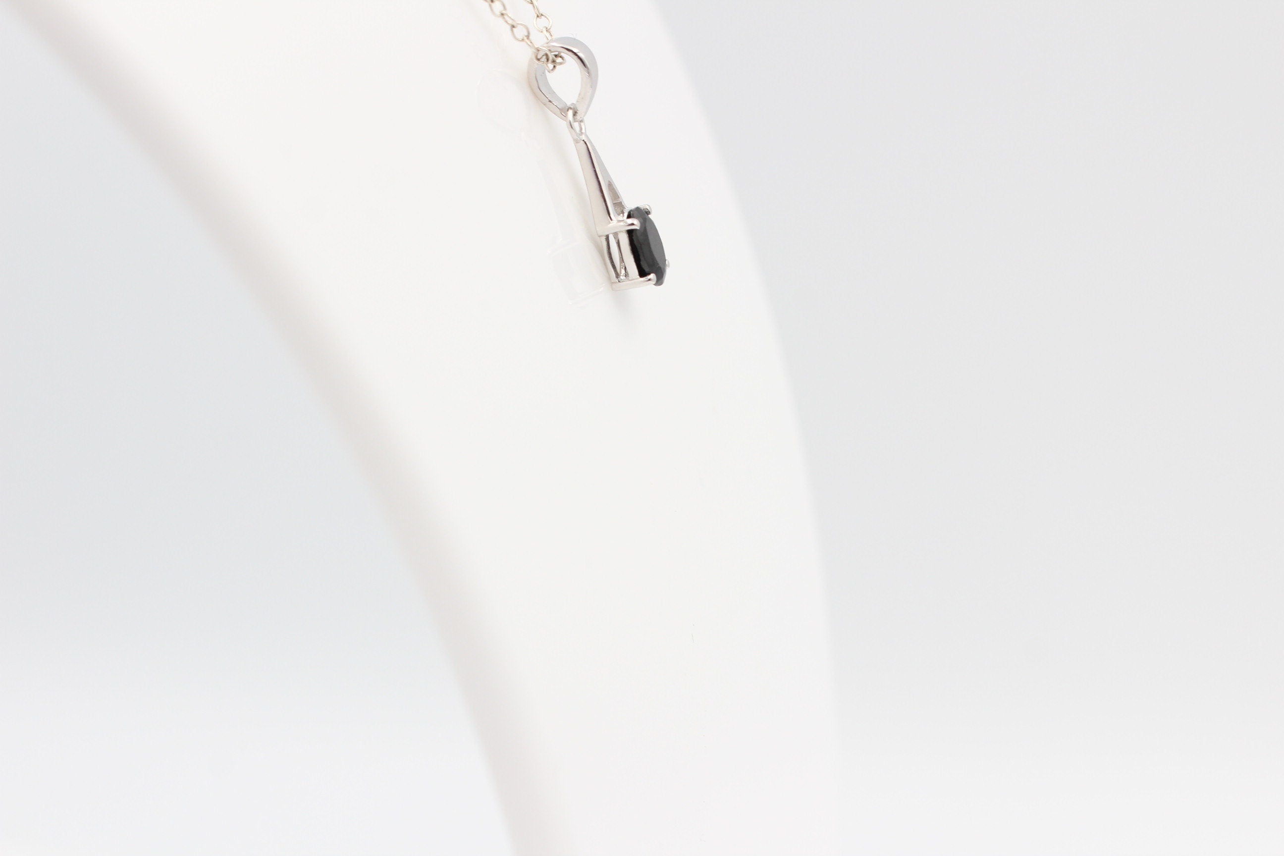 0,72  Carat Onyx Anhänger 925 Silber Onyxanhänger