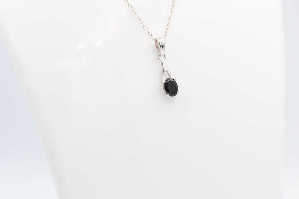 0,72  Carat Onyx Anhänger 925 Silber Onyxanhänger