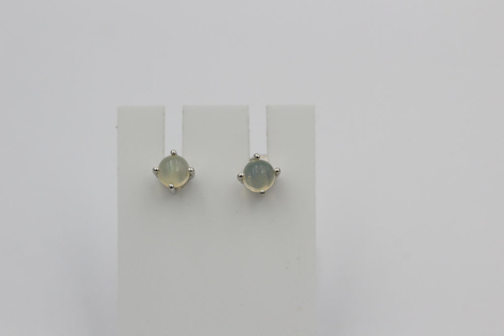 0,29 Carat äthiopischer opal Ohrstecker Unisex 925 Silber Welo Opal Edelstein