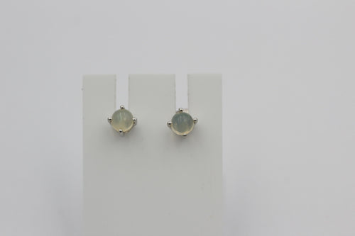 0,29 Carat äthiopischer opal Ohrstecker Unisex 925 Silber Welo Opal Edelstein