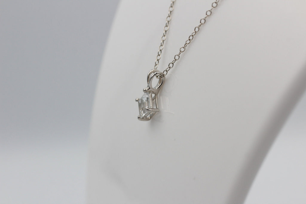 1 Carat Weißtopas Anhänger 925 Silber  weißer Topas Topasschmuck
