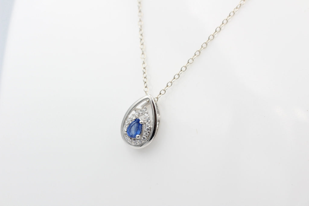 Edler 0,51 Carat Kyanit Anhänger 925 Silber  blauer Kyanit