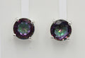 1,85 Carat Mystik Topas Ohrstecker 925 Silber mystischer Topas Unisex Top Edel