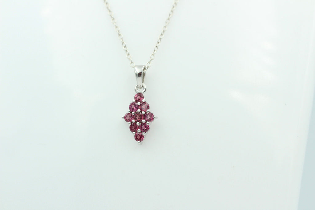 1,75  Carat Umbalit Granat Anhänger 925 Silber  seltener Umbalit