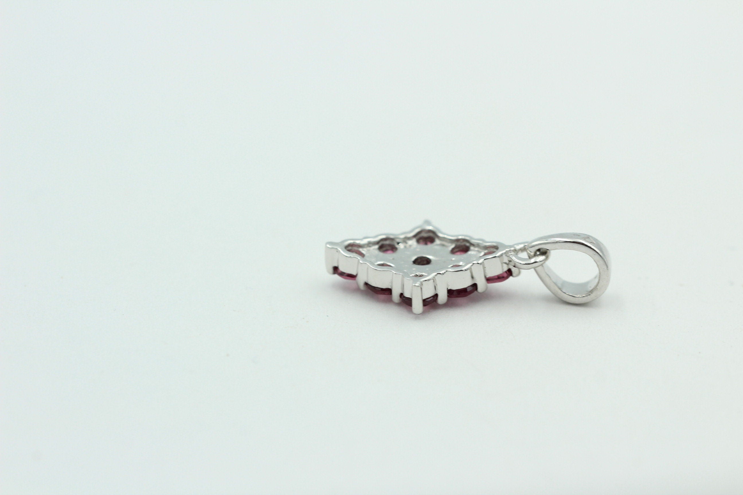 1,75  Carat Umbalit Granat Anhänger 925 Silber  seltener Umbalit