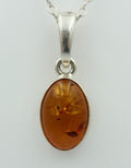 Bernstein Anhänger 925 Silber Collier Kette Bernsteinanhänger Top Edel