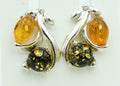 Edle Bernstein Ohrstecker 925 Silber Bernstein aus Litauen Ohrring Ohrschmuck
