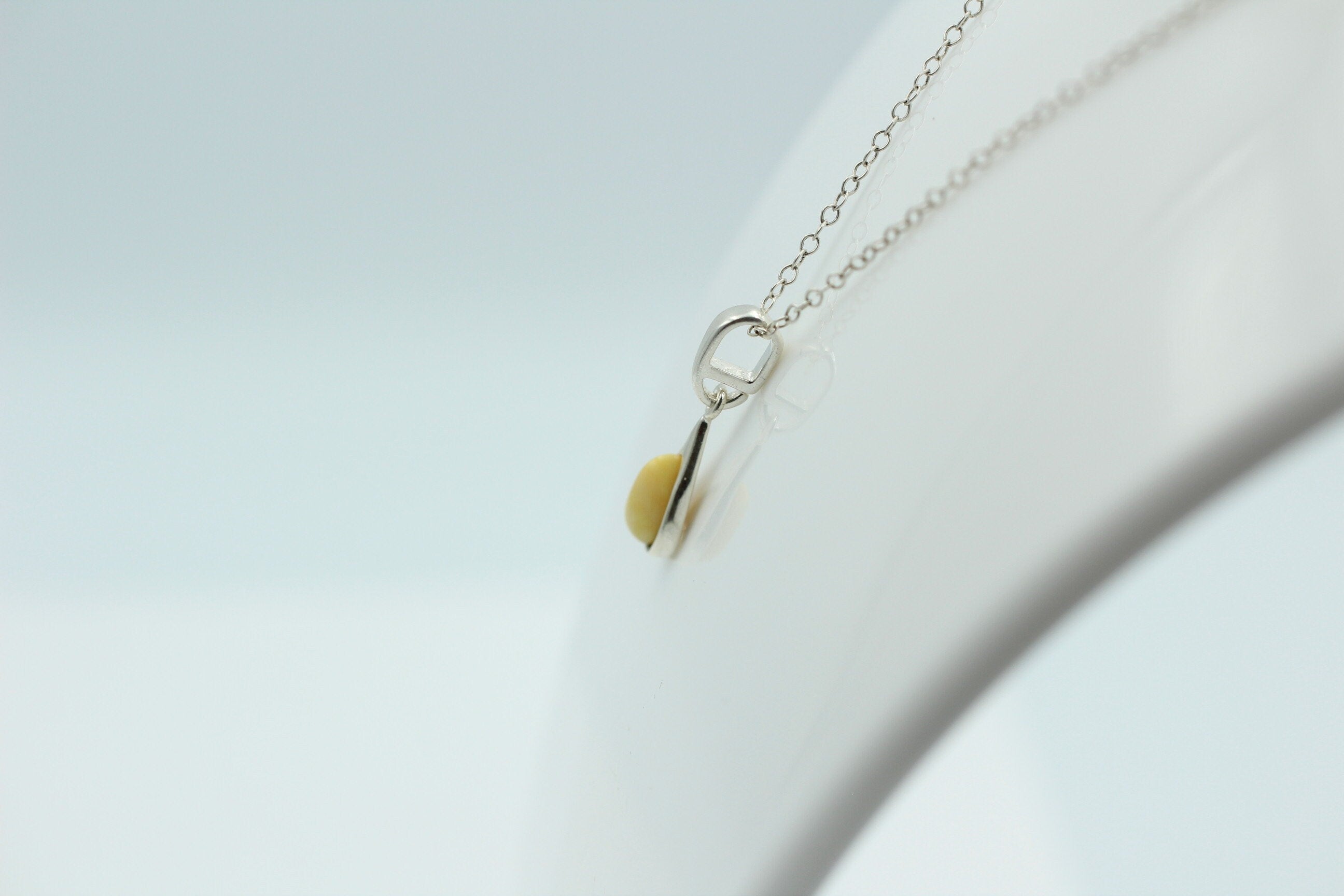Bernstein Anhänger 925 Silber Collier Kette edel und schön Traum eines Anhängers