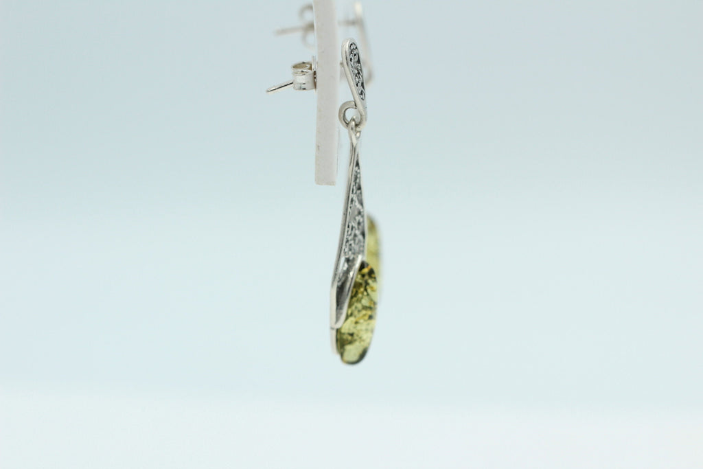 Edle filigrane Bernstein Ohrhanger Ohrstecker 925 Silber filigraner Ohrschmuck