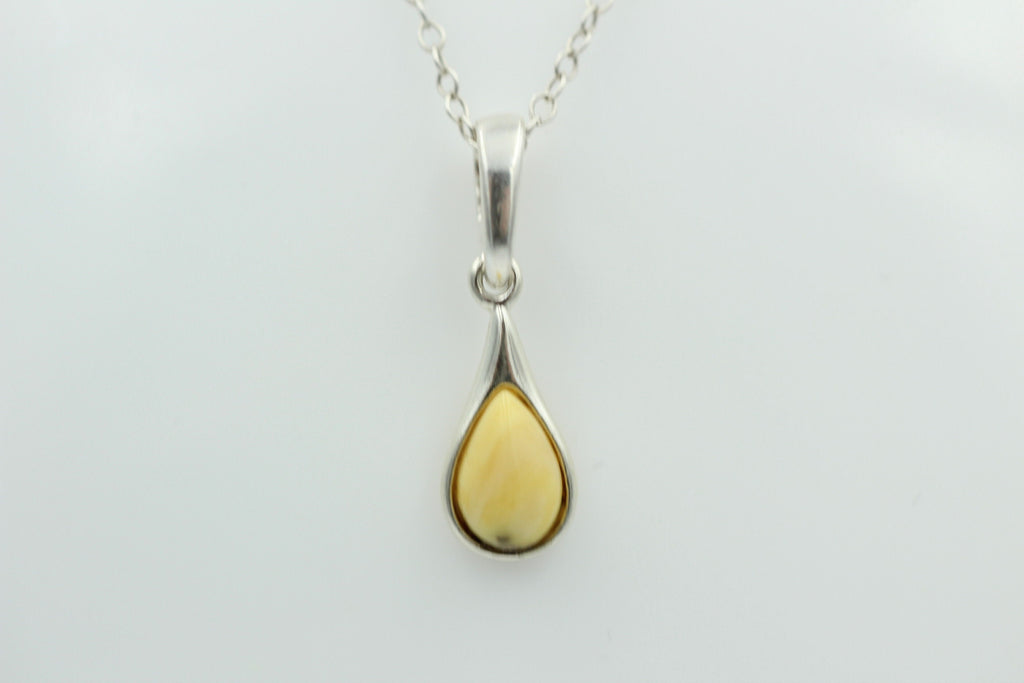 Bernstein Anhänger 925 Silber Collier Kette edel und schön Traum eines Anhängers