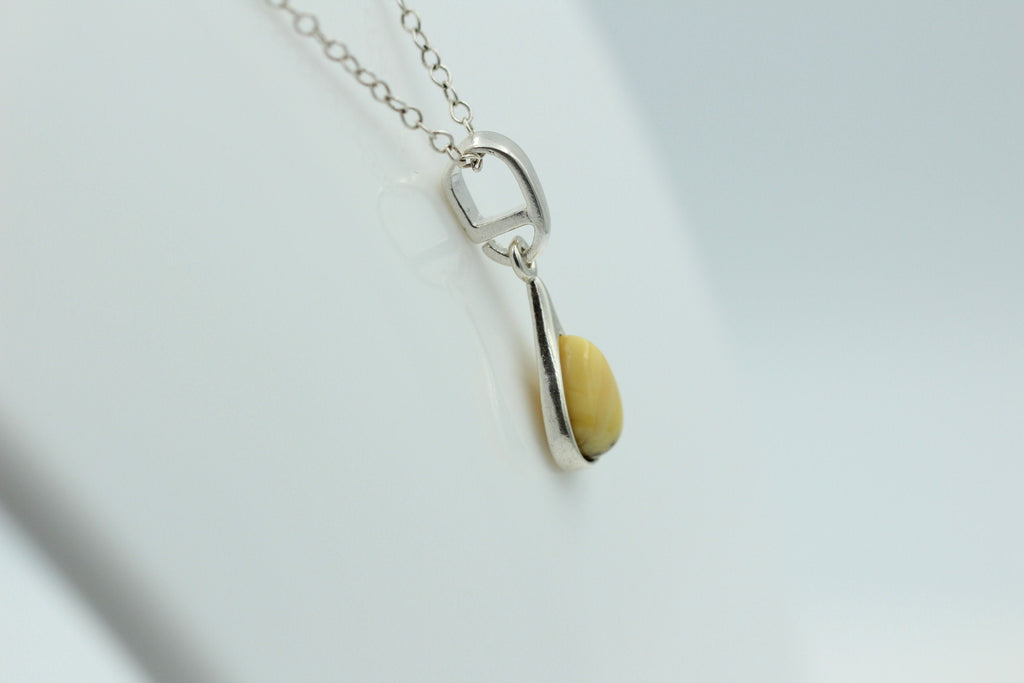 Bernstein Anhänger 925 Silber Collier Kette edel und schön Traum eines Anhängers