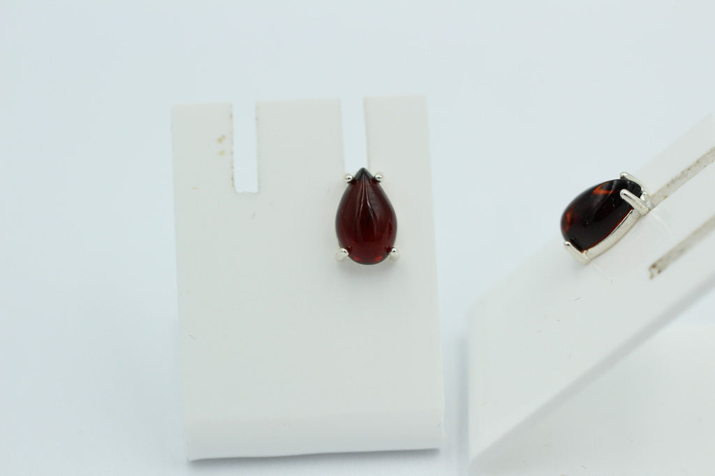 Edler Bernstein Ohrstecker Unisex 925 Silber Ohrschmuck Bernsten aus Litauen