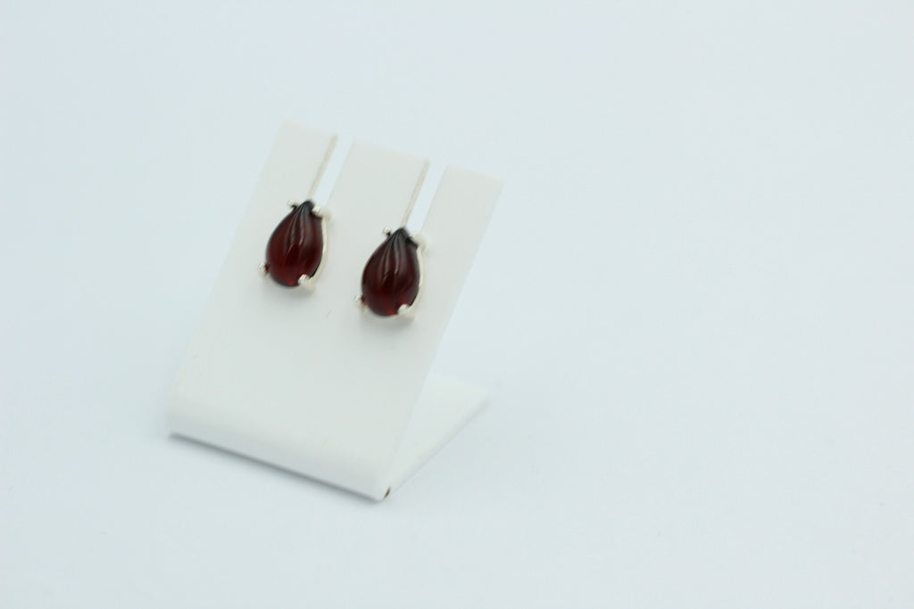 Edler Bernstein Ohrstecker Unisex 925 Silber Ohrschmuck Bernsten aus Litauen