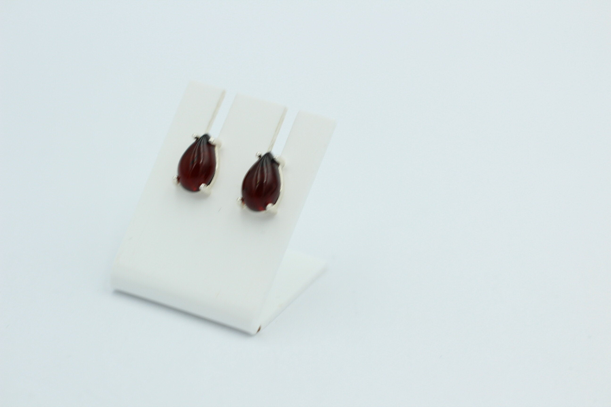 Edler Bernstein Ohrstecker Unisex 925 Silber Ohrschmuck Bernsten aus Litauen
