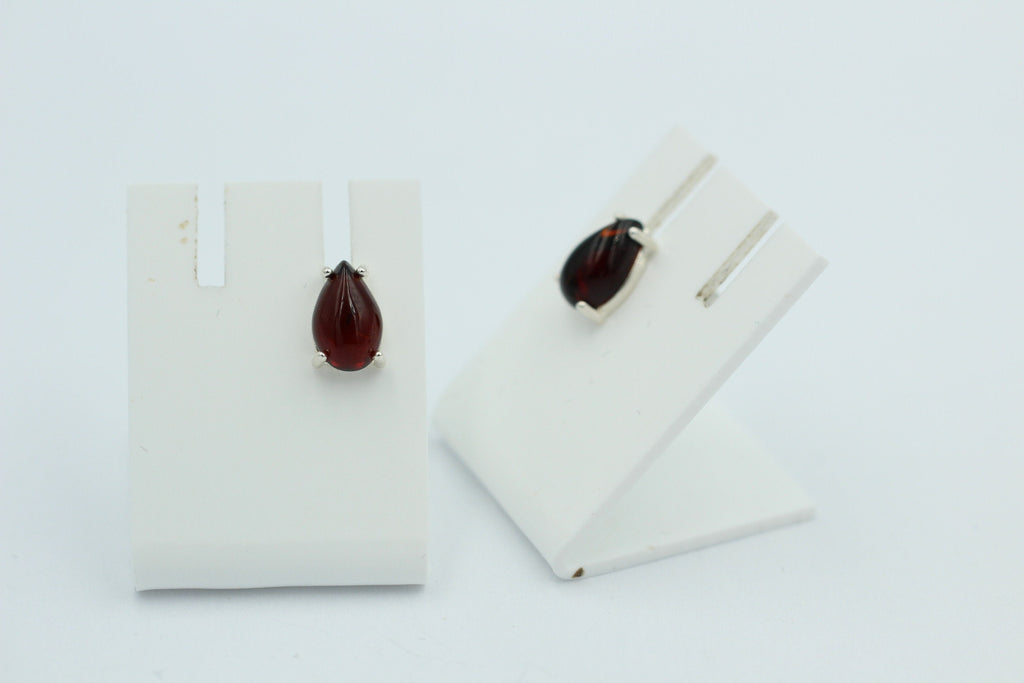 Edler Bernstein Ohrstecker Unisex 925 Silber Ohrschmuck Bernsten aus Litauen