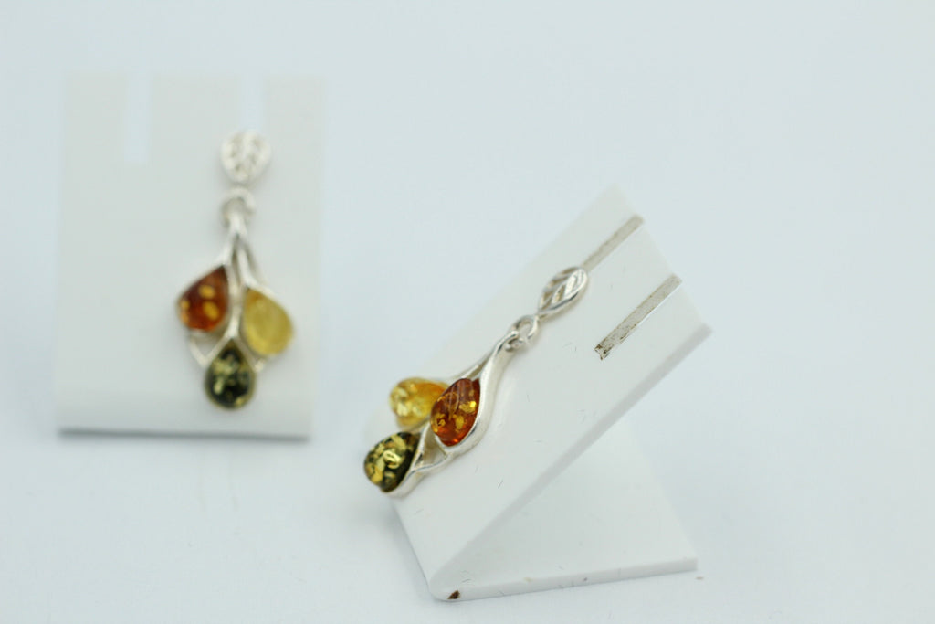 Edler Bernstein Ohrschmuck 925 Silber Ohrhänger Bernstein aus Litauen Top Edel