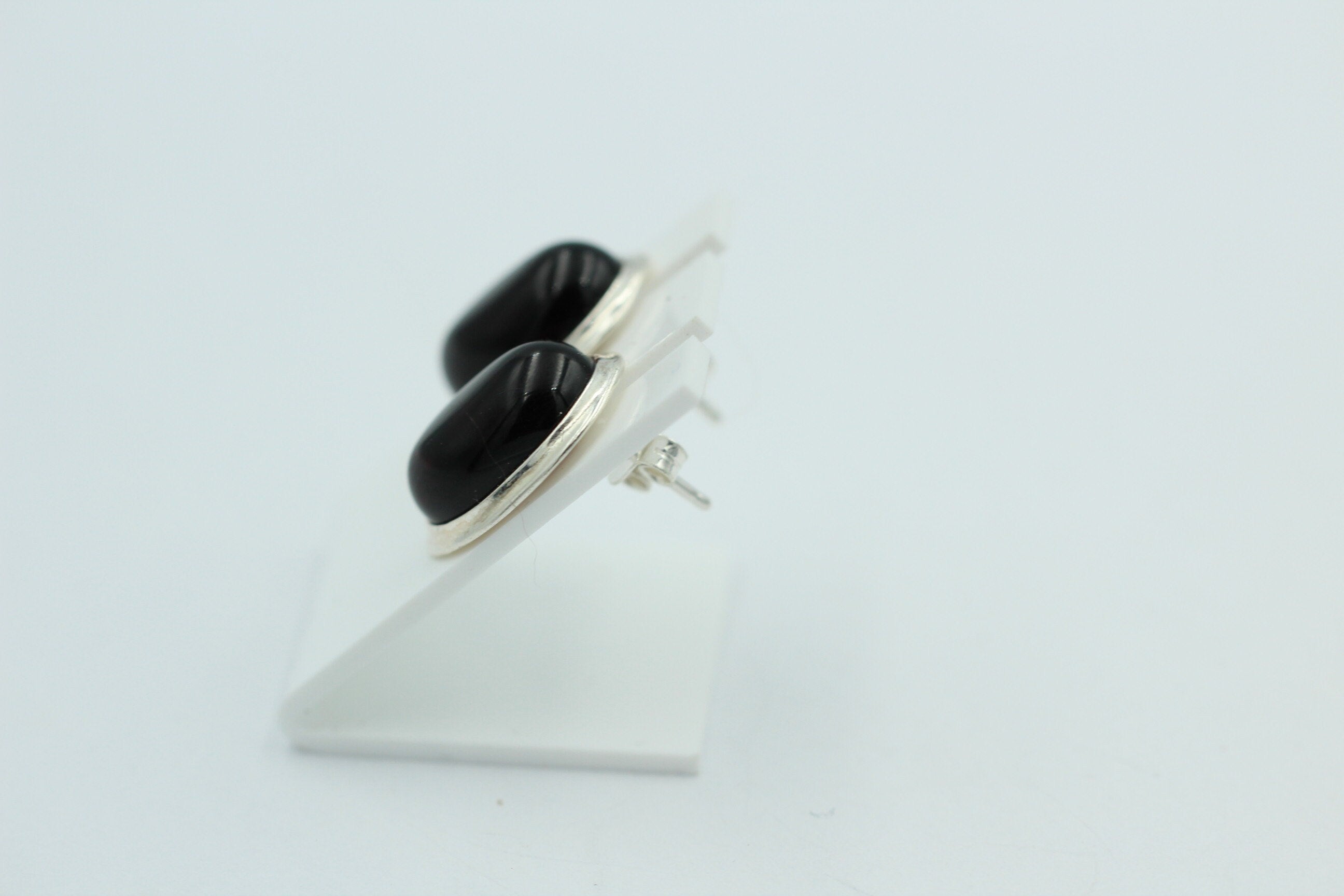 Edle Bernstein Ohrstecker 925 Sterling Silber Bernsteinohrstecker Top Edel