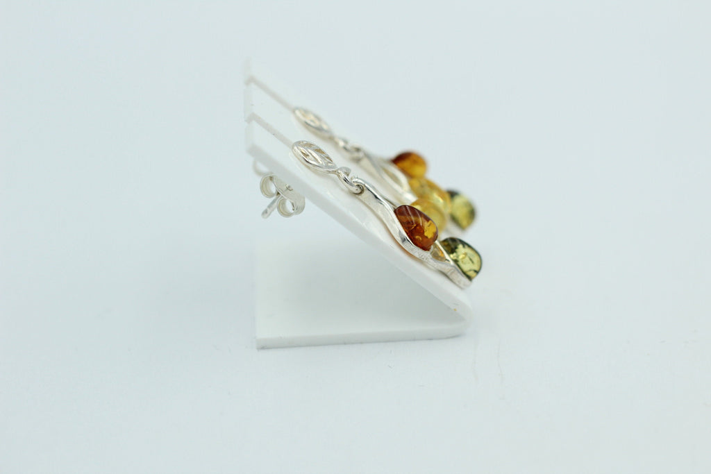 Edler Bernstein Ohrschmuck 925 Silber Ohrhänger Bernstein aus Litauen Top Edel