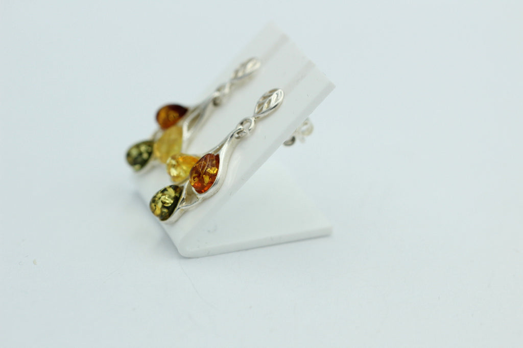 Edler Bernstein Ohrschmuck 925 Silber Ohrhänger Bernstein aus Litauen Top Edel