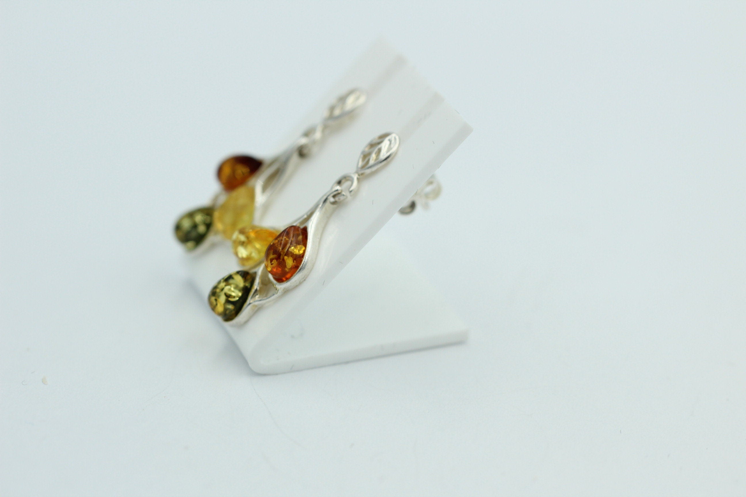 Edler Bernstein Ohrschmuck 925 Silber Ohrhänger Bernstein aus Litauen Top Edel