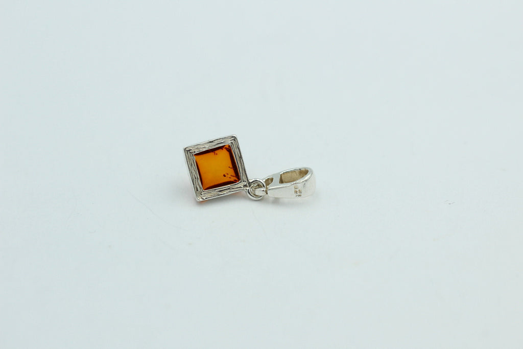Anhänger Bernstein 925 Silber Collier Kette Bernsteinanhänger Top Edel
