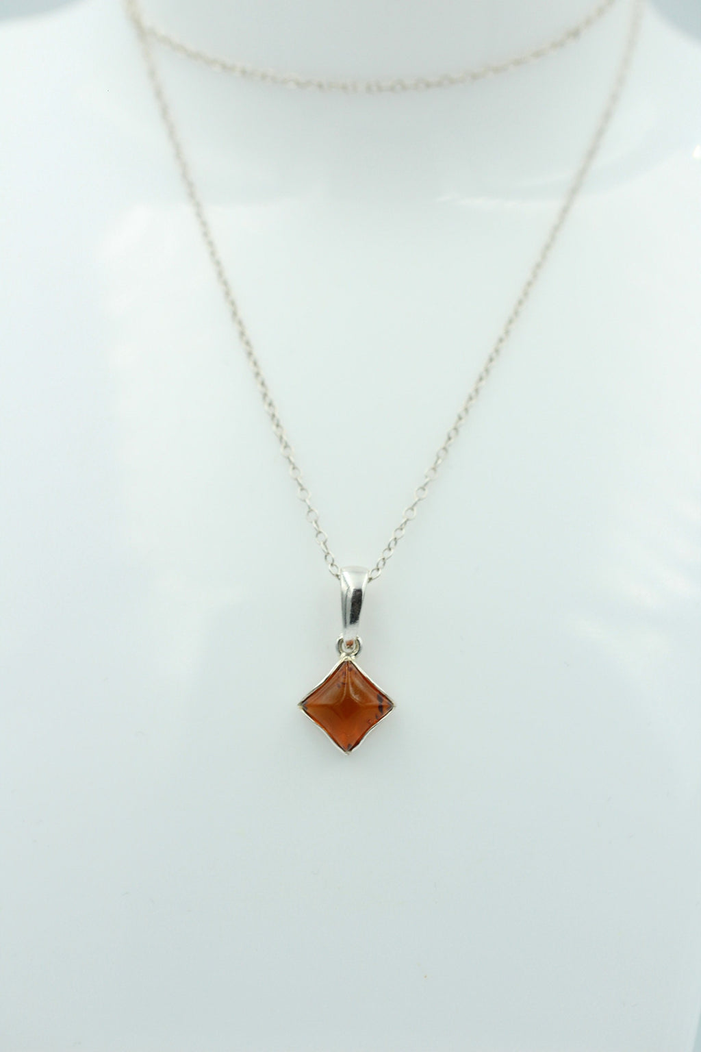 Anhänger Bernstein 925 Silber Collier Kette Bernsteinanhänger Top Edel