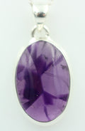 Edler 15,2 Carat Stern Amethyst Anhanger 925 Silber Collier Kette Top Edel