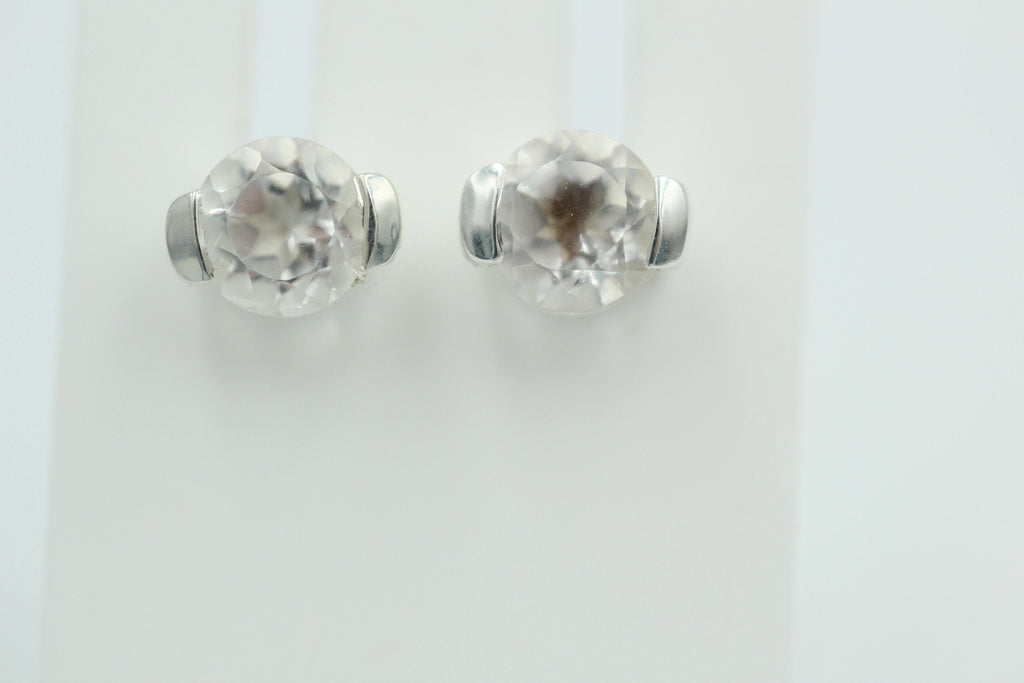 Edler 1,3 Carat Bergkristall Ohrstecker wunderbarer Edelstein Ohrschmucki to