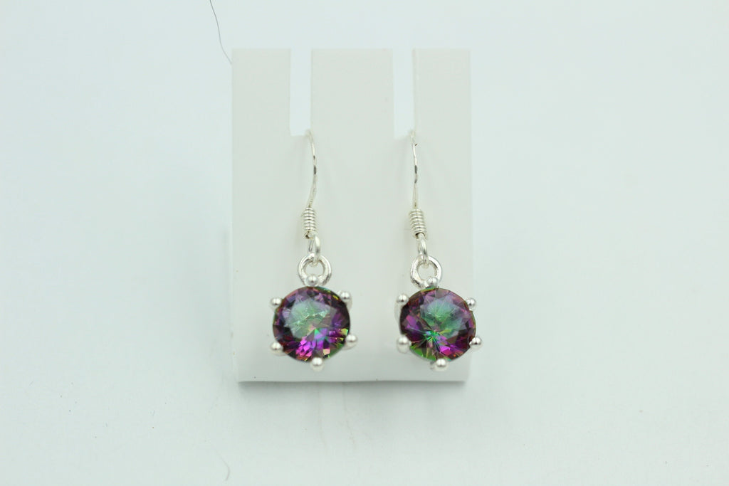 Edle 5,54 Carat Mystic Topas Ohrhänger 925 Silber mystischer topas Top Edel