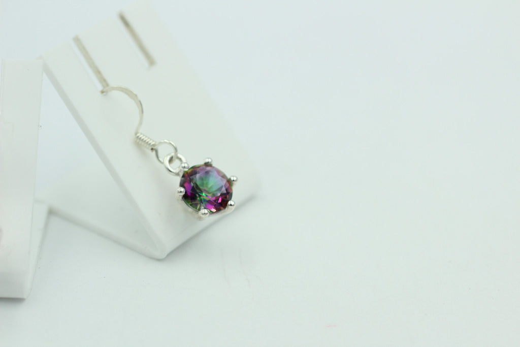 Edle 5,54 Carat Mystic Topas Ohrhänger 925 Silber mystischer topas Top Edel