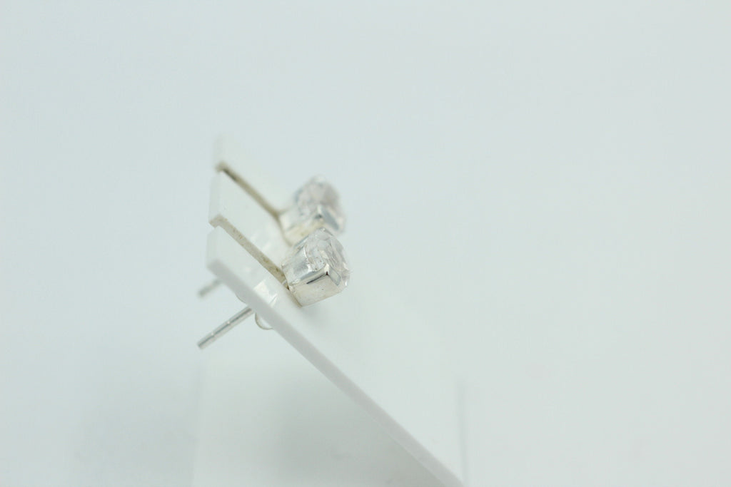 Edler 1,3 Carat Bergkristall Ohrstecker wunderbarer Edelstein Ohrschmucki to