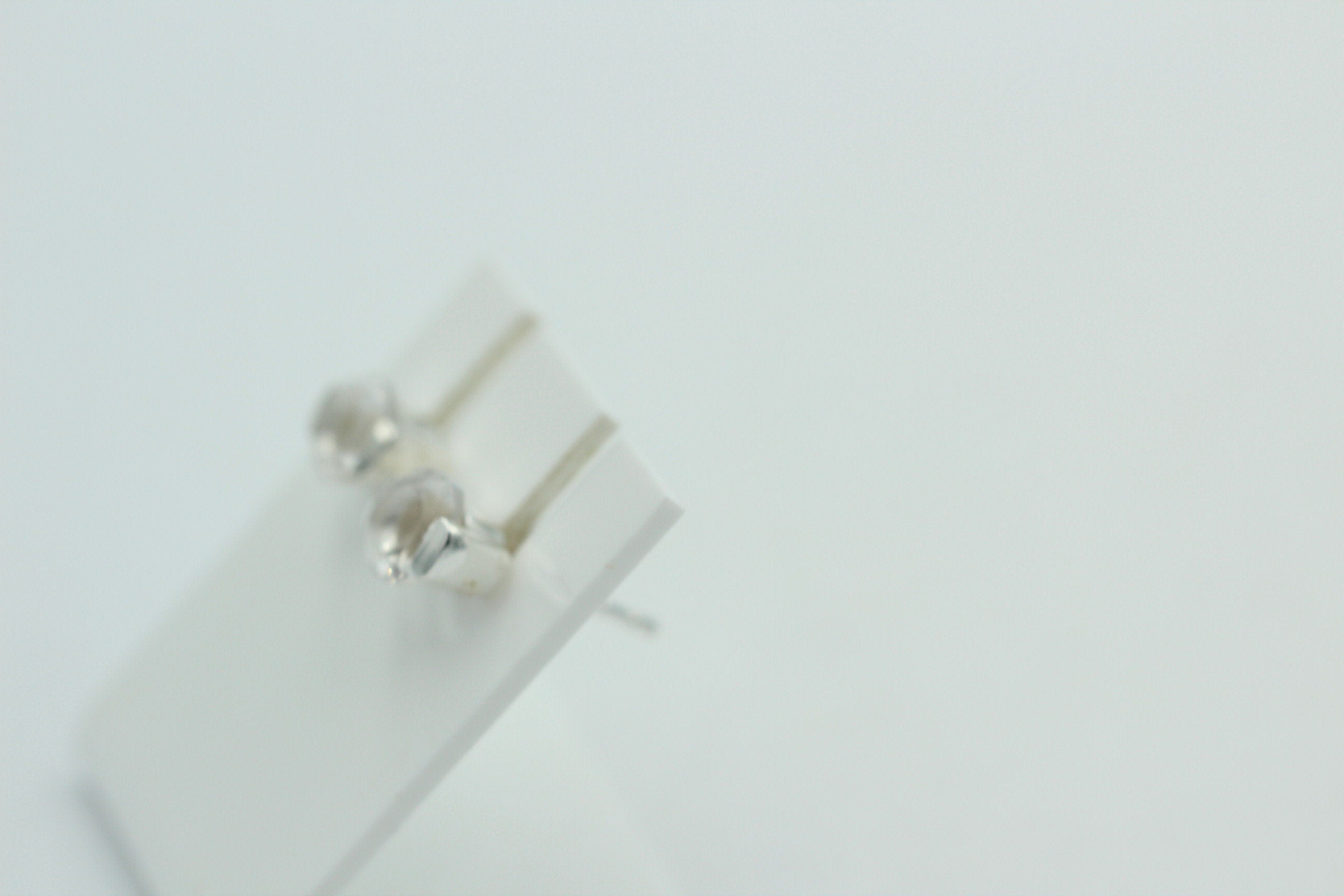 Edler 1,3 Carat Bergkristall Ohrstecker wunderbarer Edelstein Ohrschmucki to