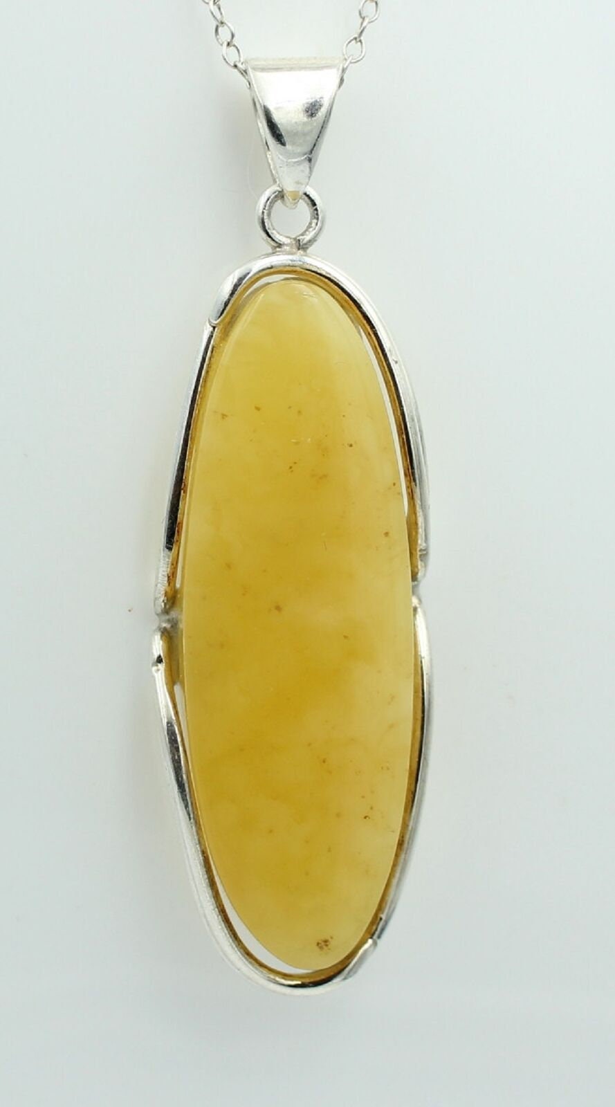 Bernstein Design Anhänger 925 Silber Bernsteinanhänger Top