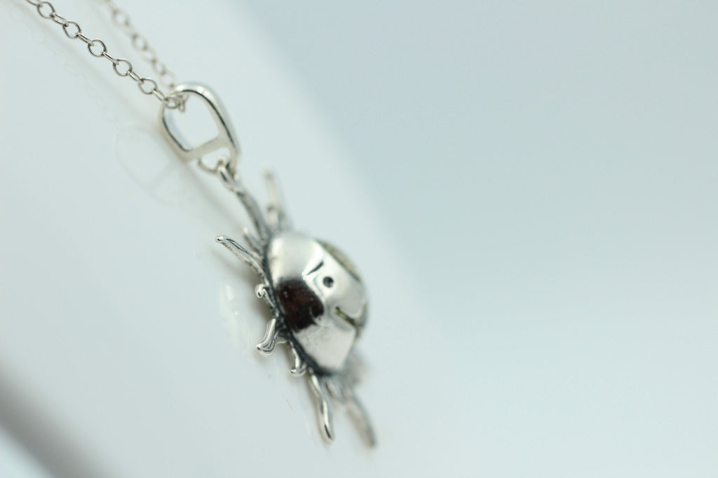 Bernstein Sonnen Mond Anhänger 925 Silber Collier Kette Sonnenanhägner Schmuck