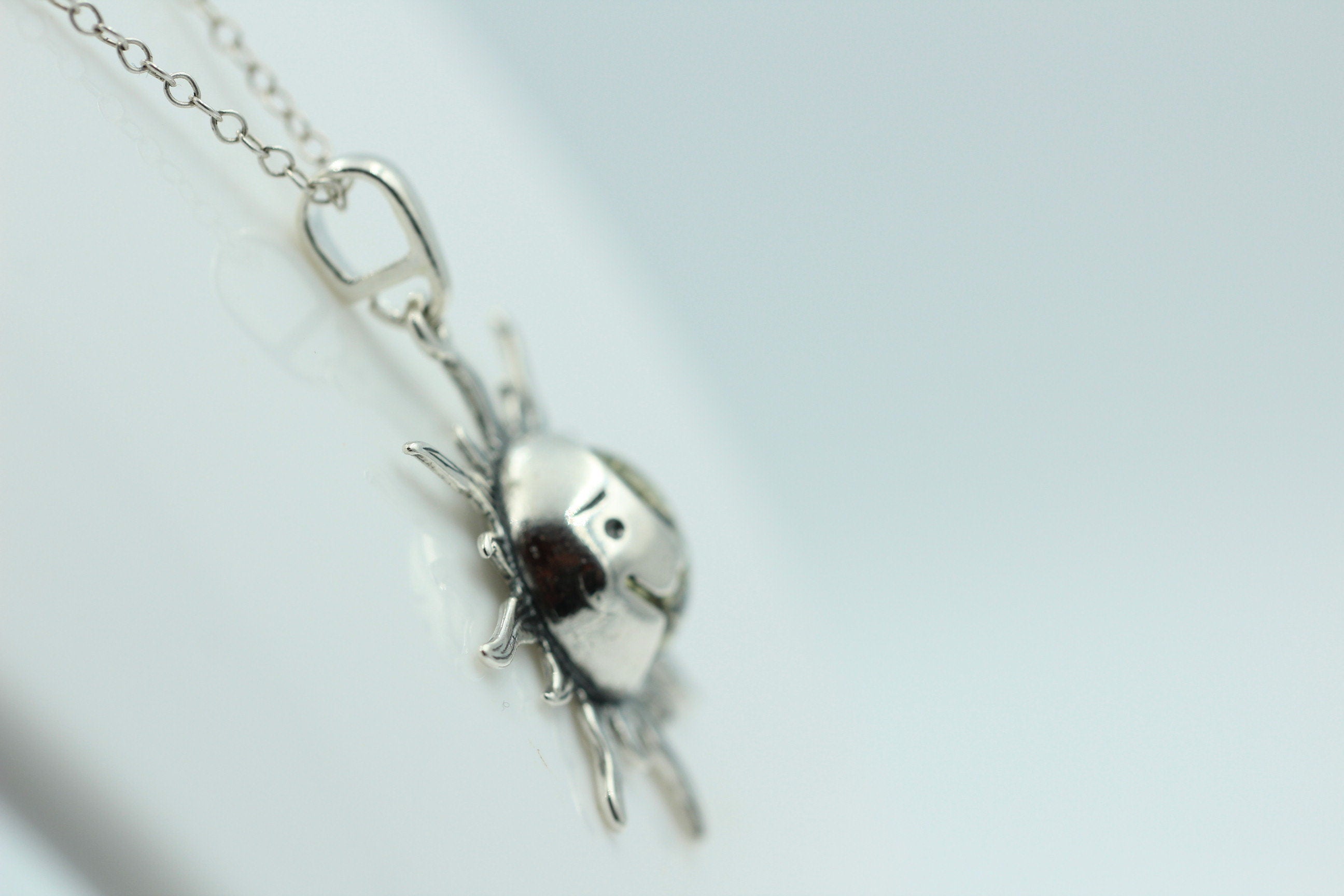 Bernstein Sonnen Mond Anhänger 925 Silber Collier Kette Sonnenanhägner Schmuck