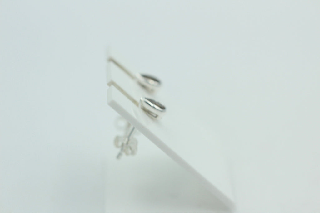 0,33 Carat Rauchquarz Ohrstecker 925 Silber Rauchquarzschmuck Unisex Top Edel