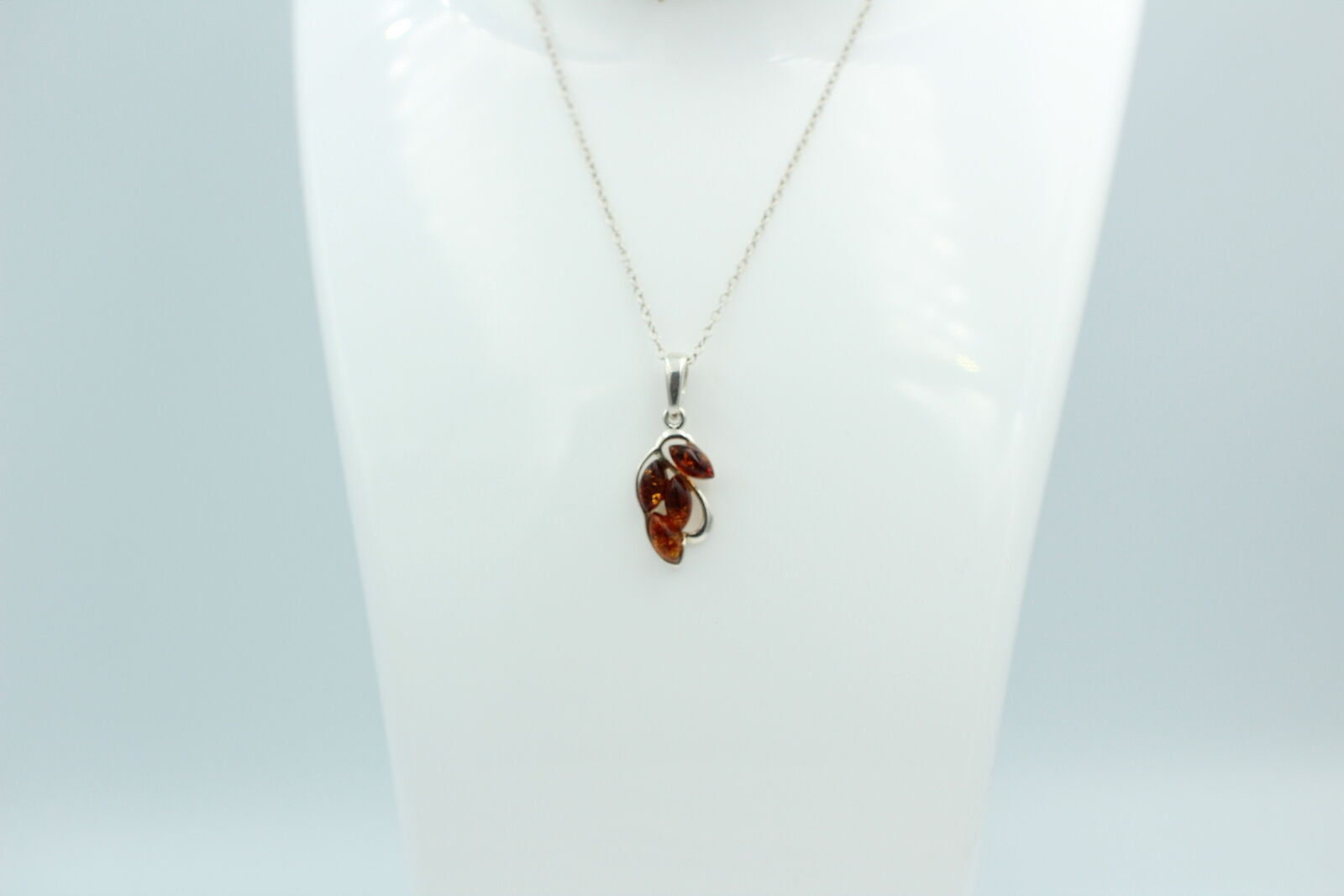 Bernstein Anhänger 925 Silber Collier Kette edel und schön Traum eines Anhängers