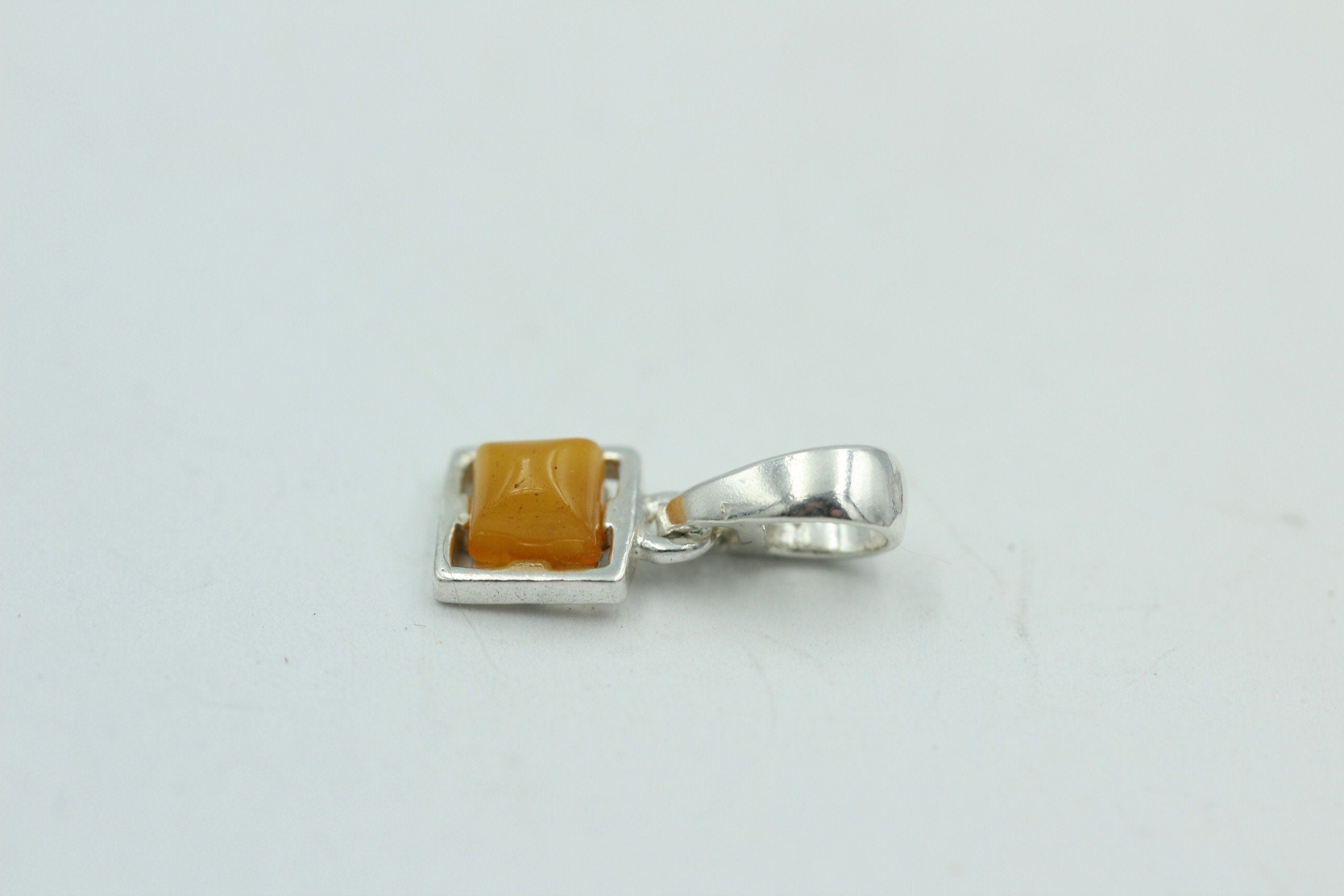 Bernstein Anhänger 925 Silber Collier Kette Bernsteinanhänger Top Edel