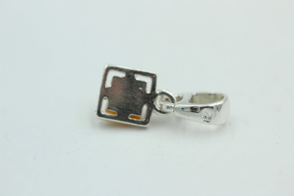 Bernstein Anhänger 925 Silber Collier Kette Bernsteinanhänger Top Edel