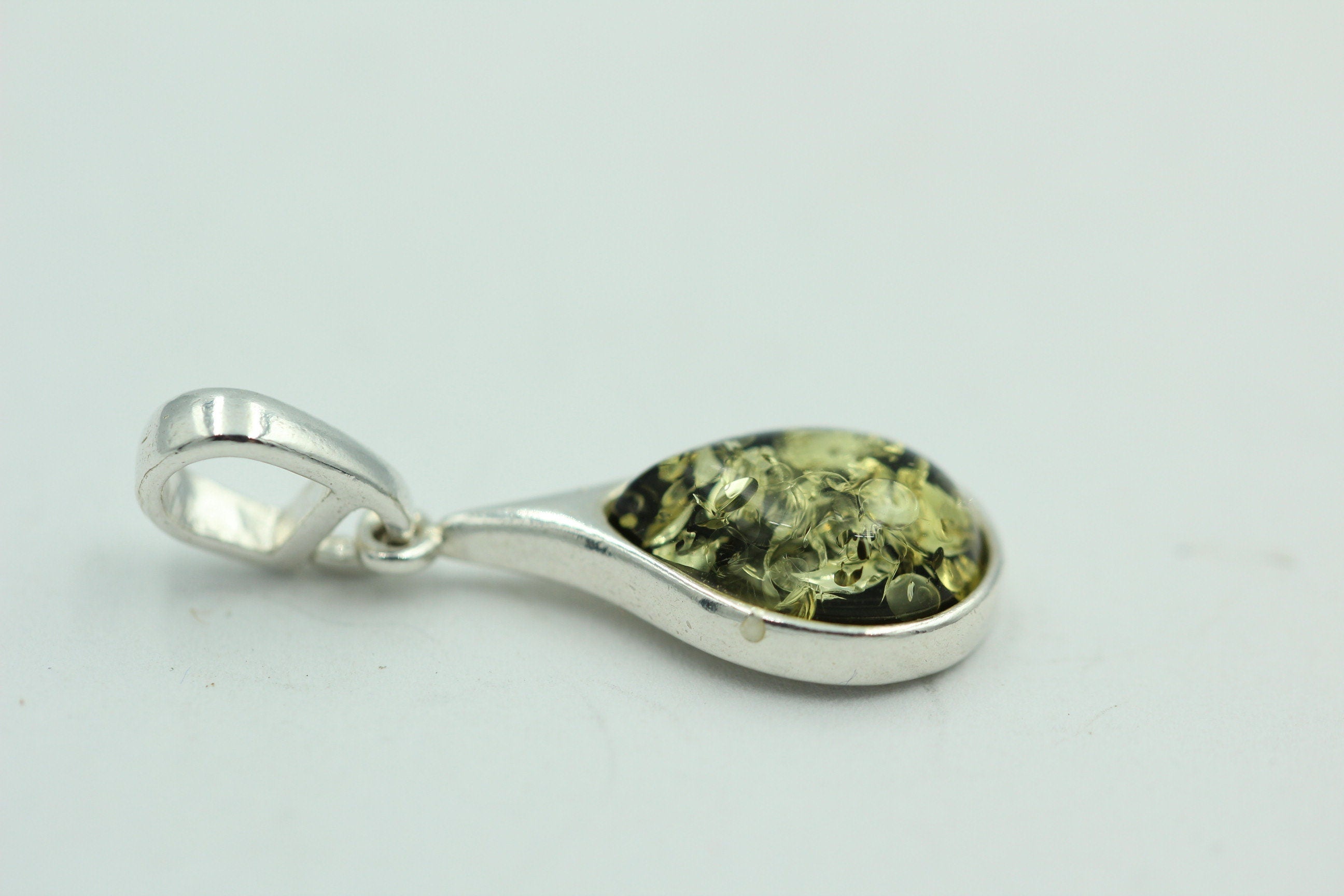 Bernstein Anhänger 925 Silber Collier Kette edel und schön Traum eines Anhängers