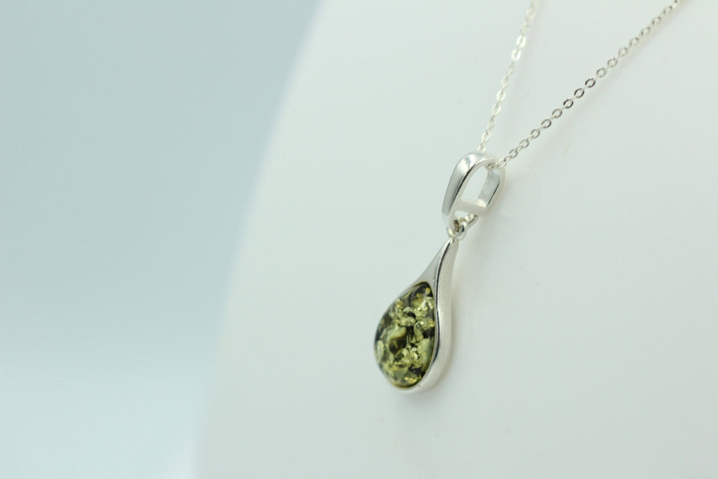 Bernstein Anhänger 925 Silber Collier Kette edel und schön Traum eines Anhängers