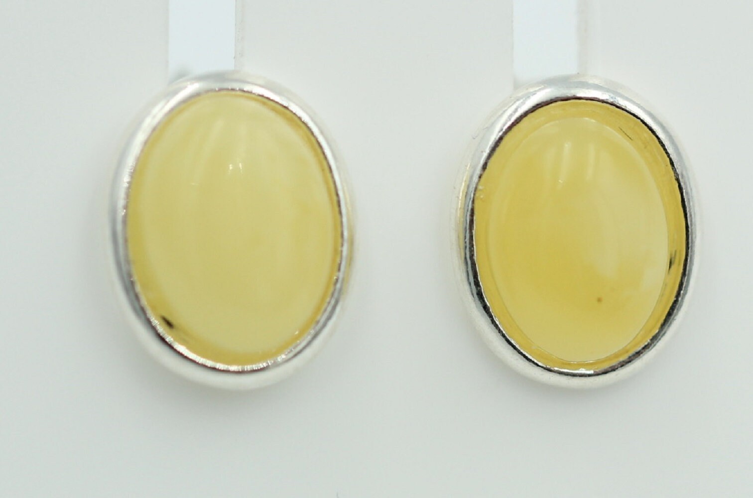 Design Bernstein Ohrstecker 925 Silber Bernsteinohrschmuck Top Edel Bernstein