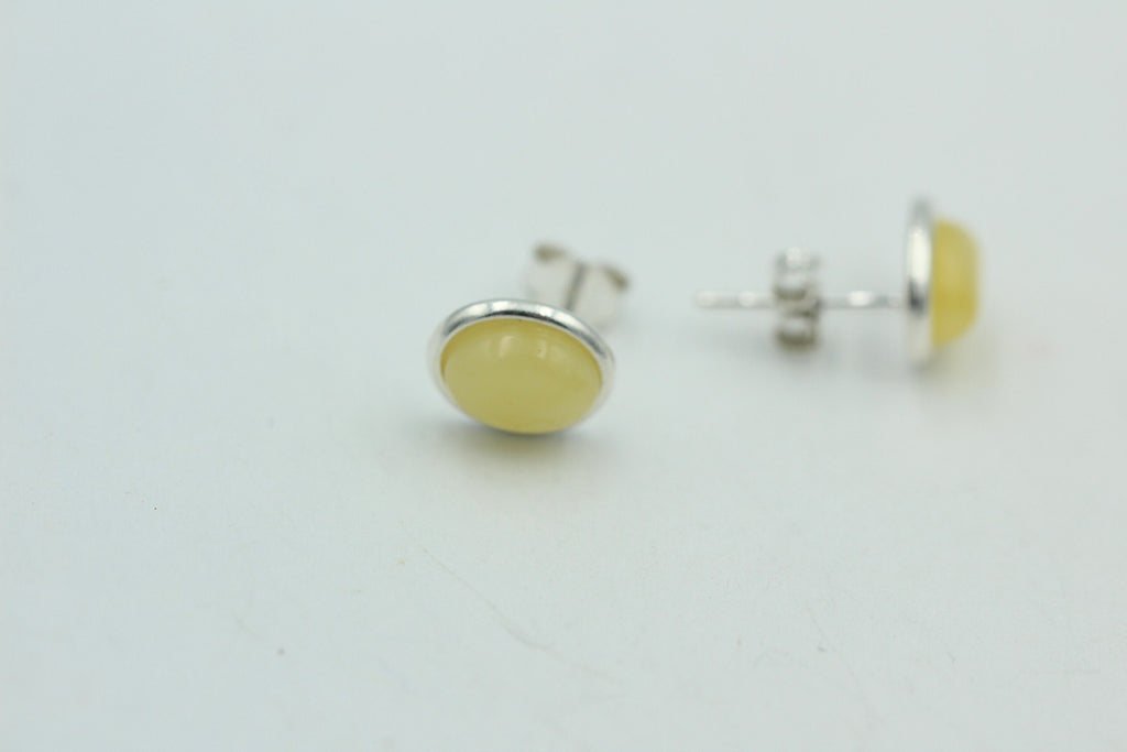 Design Bernstein Ohrstecker 925 Silber Bernsteinohrschmuck Top Edel Bernstein