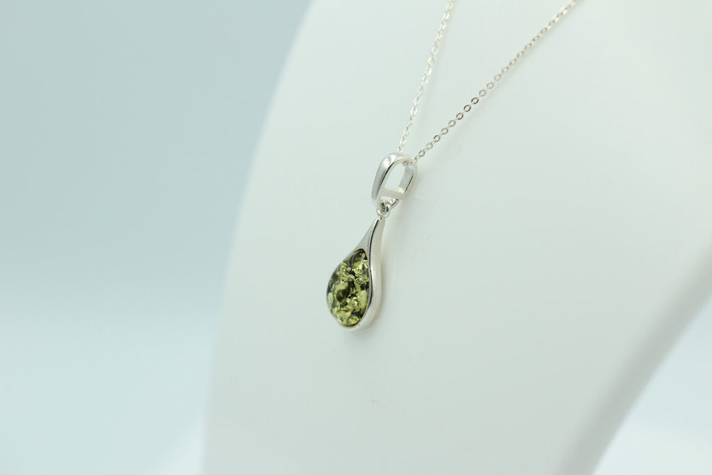 Bernstein Anhänger 925 Silber Collier Kette edel und schön Traum eines Anhängers