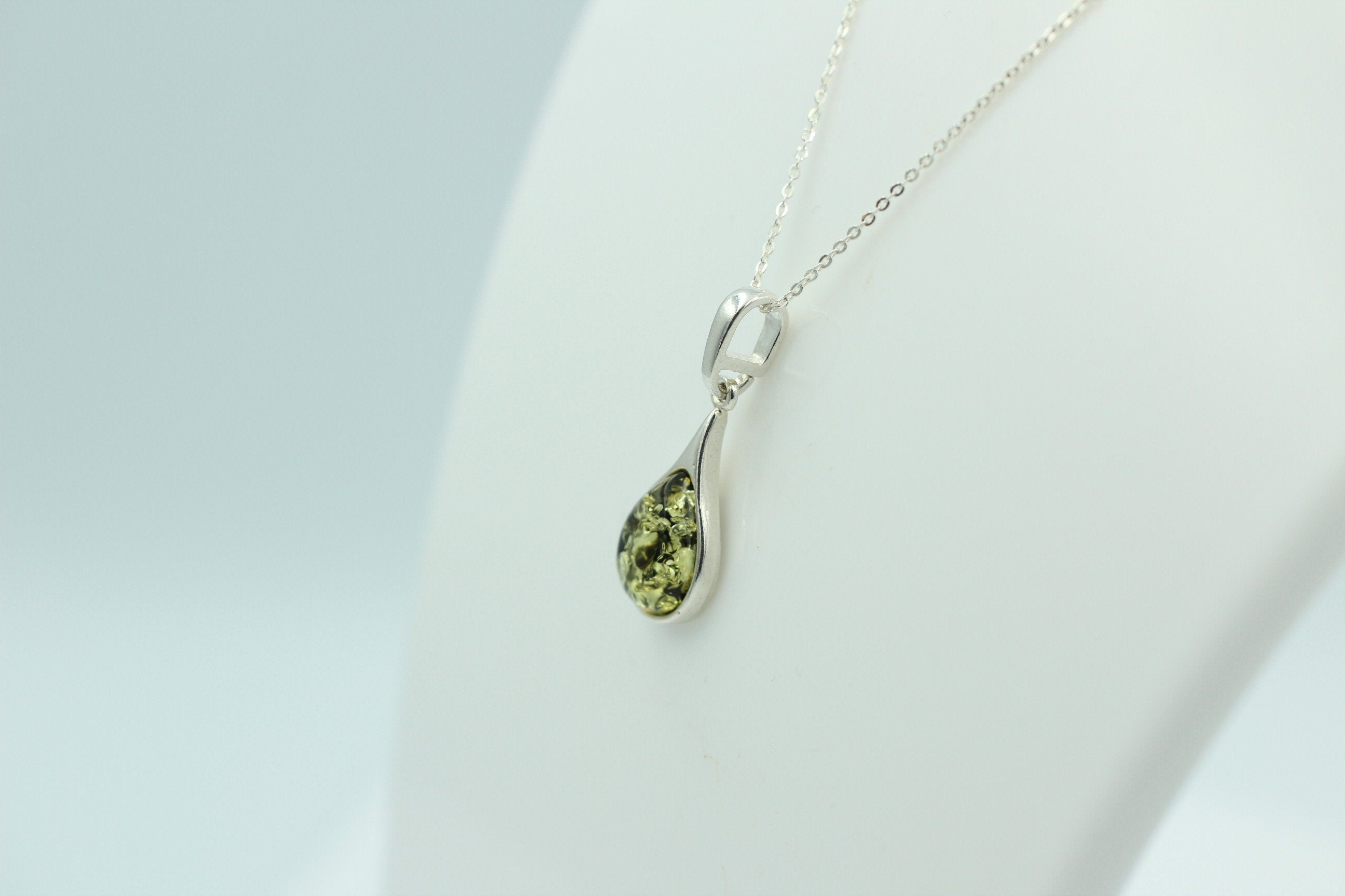Bernstein Anhänger 925 Silber Collier Kette edel und schön Traum eines Anhängers