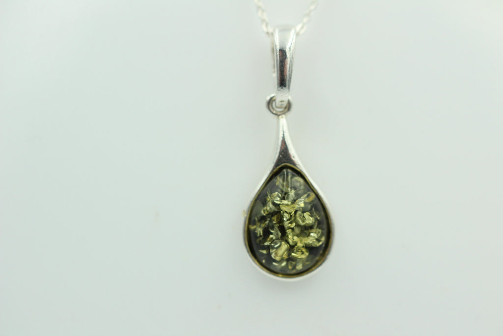 Bernstein Anhänger 925 Silber Collier Kette edel und schön Traum eines Anhängers