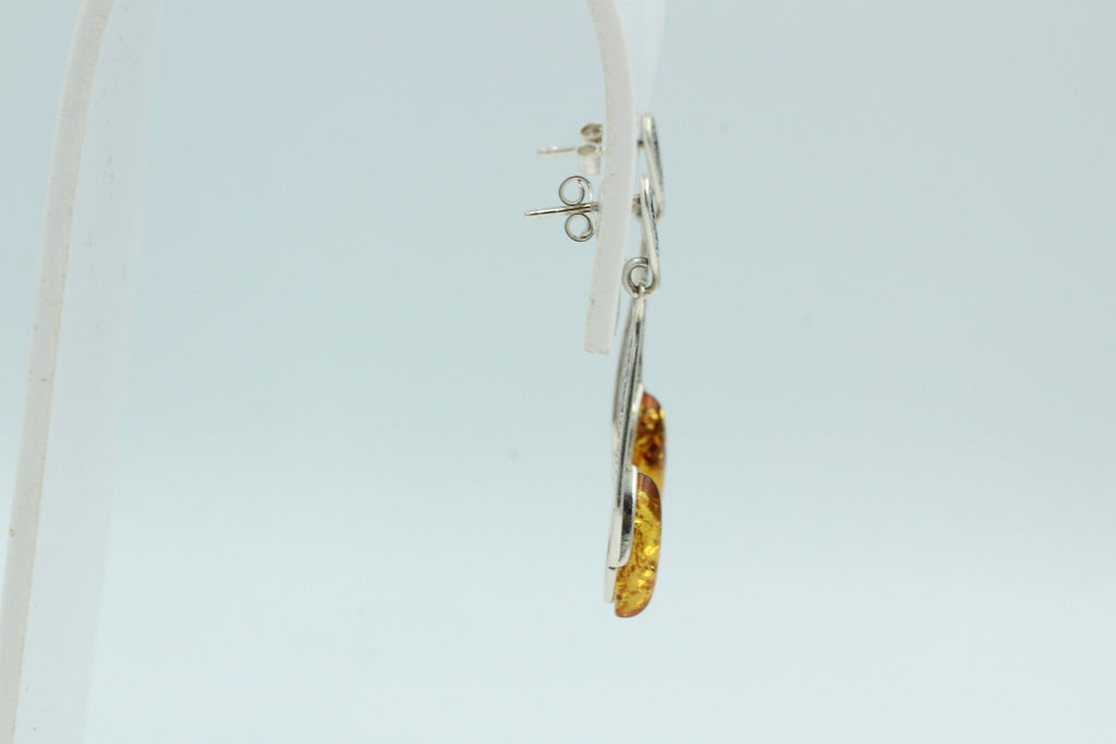 Bernstein Ohrhänger 925 Silber Filigran Bernsteinschmuck Top Edel