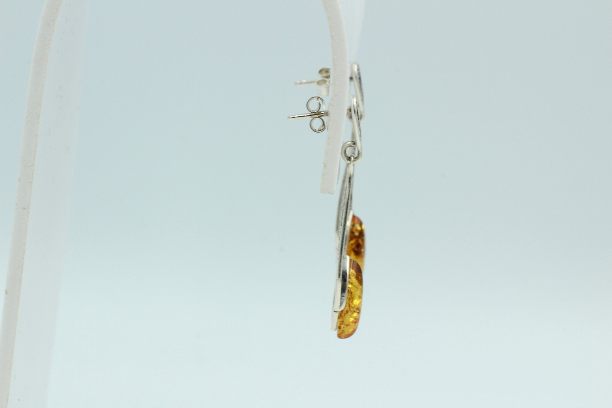 Bernstein Ohrhänger 925 Silber Filigran Bernsteinschmuck Top Edel